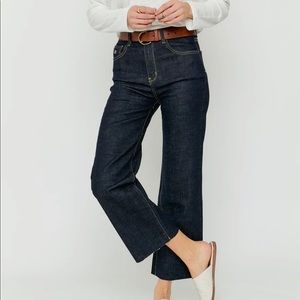 Oliver Logan Aberdeen Wide Leg Crop Jeans